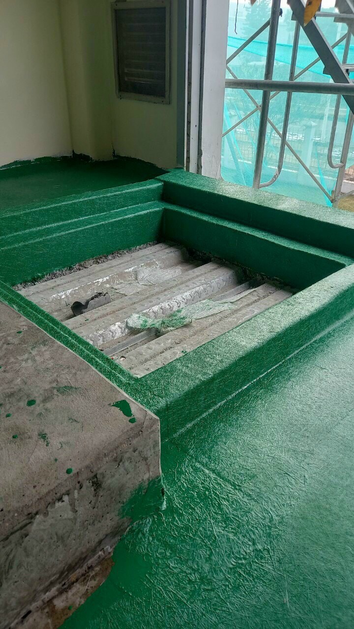 Thi công sơn epoxy kháng hóa chất VL100. Thi công sơn epoxy kháng hóa chất VL100.