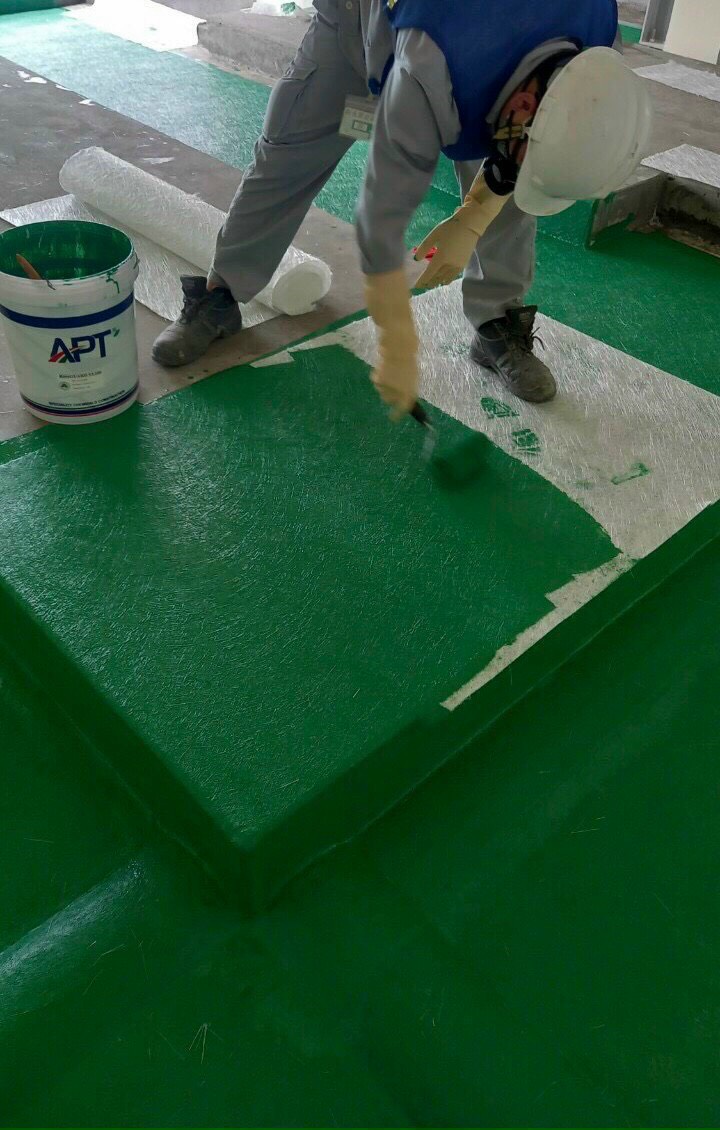 Thi công sơn epoxy chống hóa chất VR300. Thi công sơn epoxy chống hóa chất VR300.