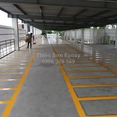 Quy Trình Thi Công Sơn Kẻ Vạch Bãi Đậu Xe