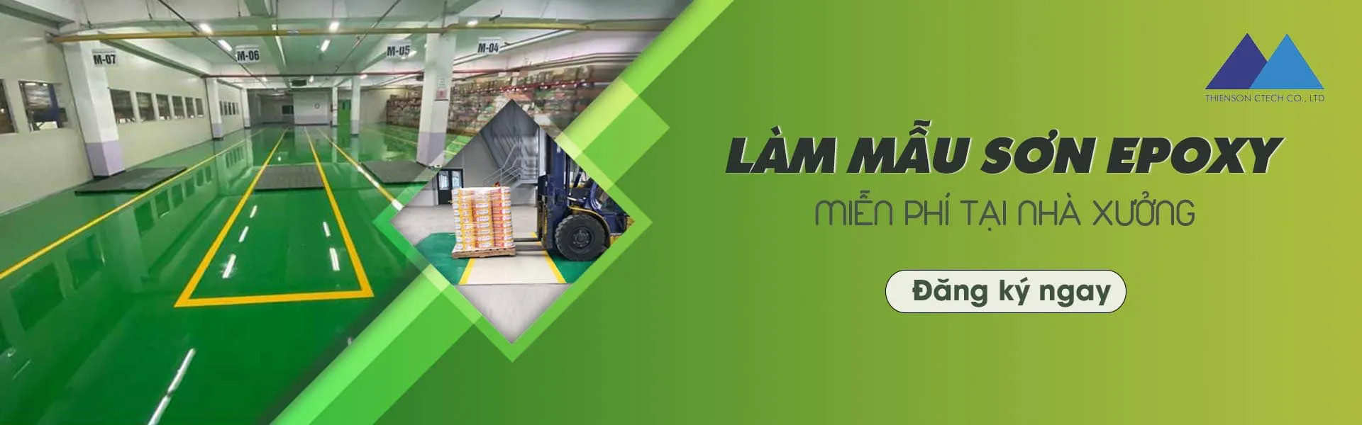 Làm Mẫu Sơn Sàn Epoxy Miễn Phí - Trực Tiếp