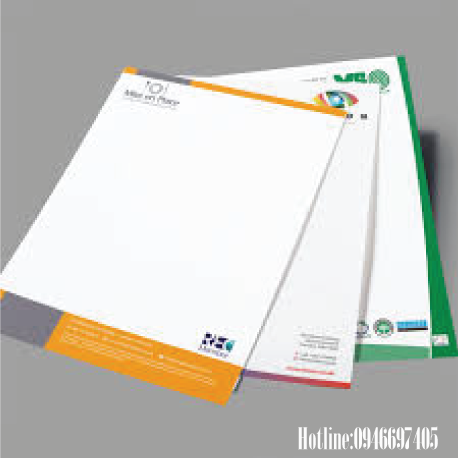 In giấy tiêu đề giá rẻ In giấy tiêu đề giá rẻ
