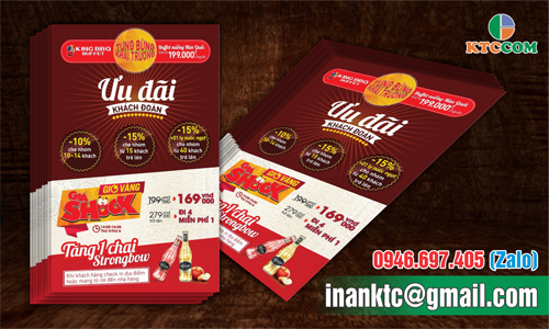 Mẫu tờ rơi quảng cáo khai trương