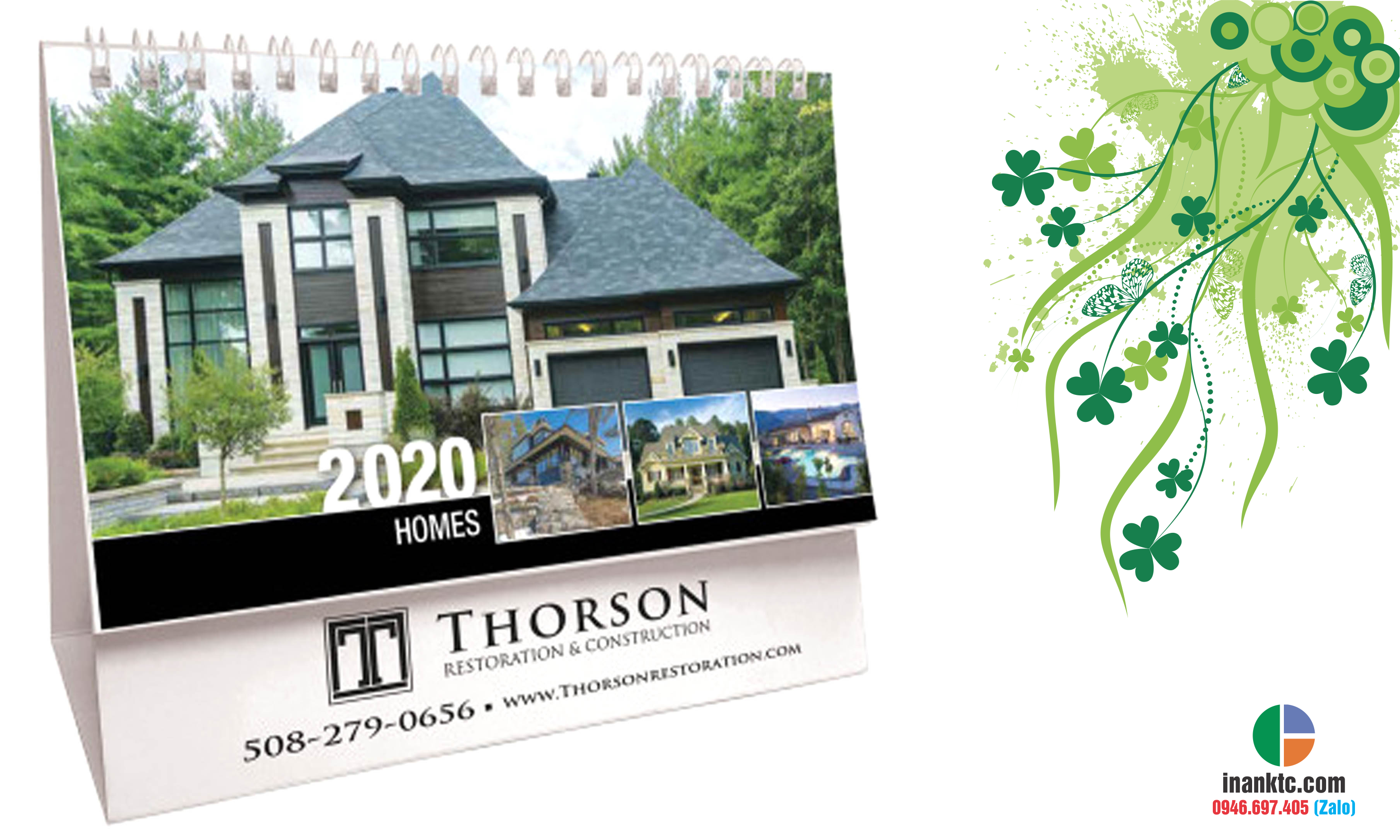 Mẫu lịch để bàn chữ A công ty Bất Đông Sản Mẫu lịch để bàn chữ A công ty Bất Đông Sản