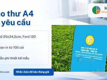 In Bao Thư A4 
