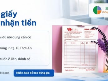 Mẫu giấy biên nhận tiền: nội dung cần có, các dạng thường dùng và cách in thành cuốn