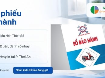 Mẫu phiếu bảo hành: nội dung cần có, 4 dạng phiếu và giá in tham khảo