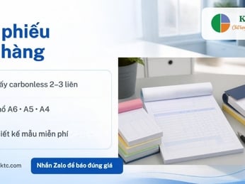 Mẫu phiếu giao hàng: nội dung cần có, khổ giấy, số liên và giá in cuốn