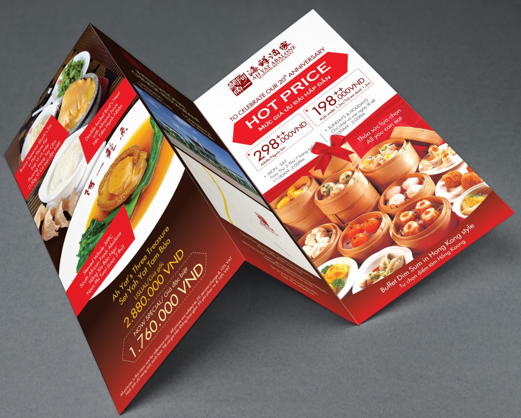 Mẫu tờ rơi quảng cáo nhà hàng Mẫu tờ rơi quảng cáo nhà hàng