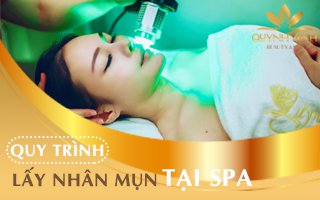 Quy trình lấy nhân mụn chuẩn y khoa tại spa  - Quỳnh Anh Beauty & Spa
