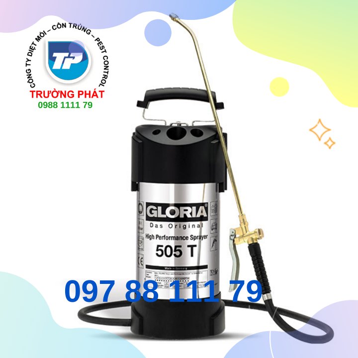 Bình xịt côn trùng GLORIA 505 T đeo vai Bình xịt côn trùng GLORIA 505 T đeo vai