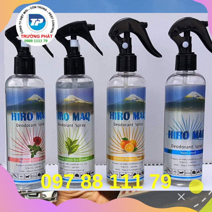 Khử mùi diệt khuẩn Hiro maq Khử mùi diệt khuẩn Hiro maq
