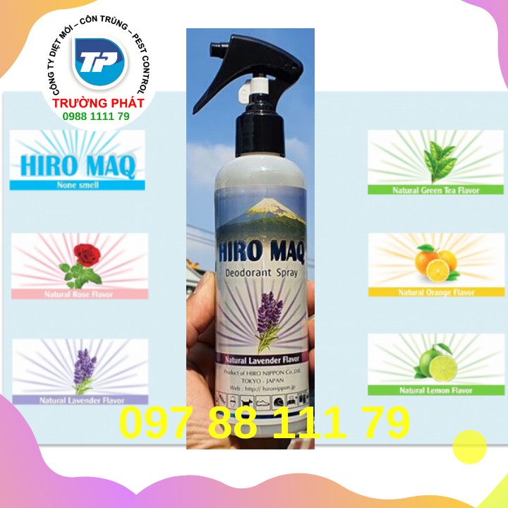 Khử mùi diệt khuẩn Hiro maq Khử mùi diệt khuẩn Hiro maq