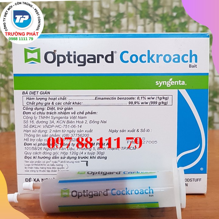 Thuốc diệt gián đức optigard Cockroach Thuốc diệt gián đức optigard Cockroach