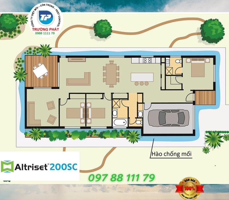 Thuốc diệt mối tận gốc Altriset 200SC Thuốc diệt mối tận gốc Altriset 200SC