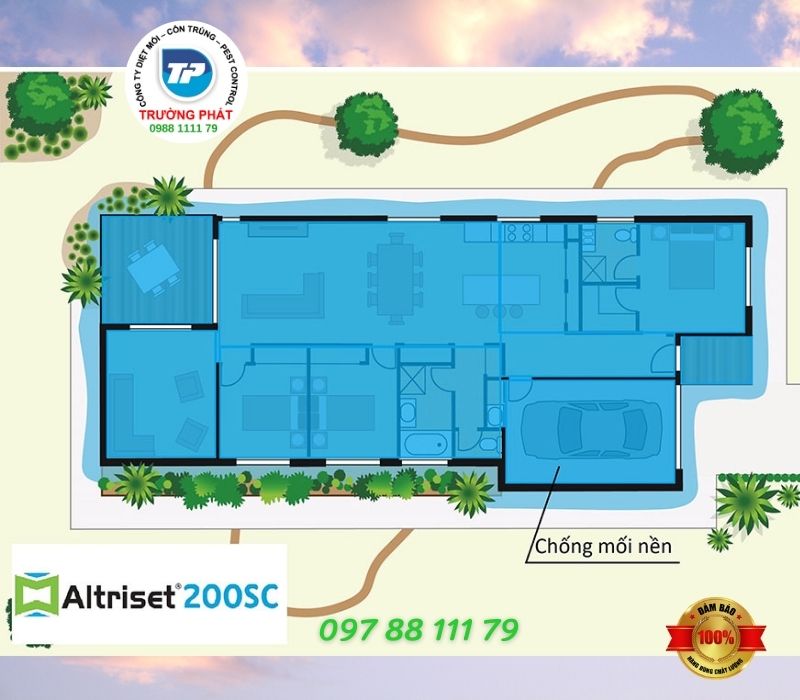 Thuốc diệt mối tận gốc Altriset 200SC Thuốc diệt mối tận gốc Altriset 200SC