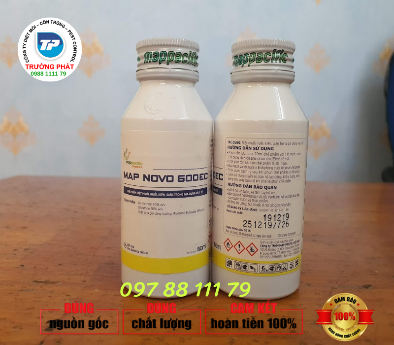Thuốc diệt muỗi Map NOVO 600 EC Thuốc diệt muỗi Map NOVO 600 EC