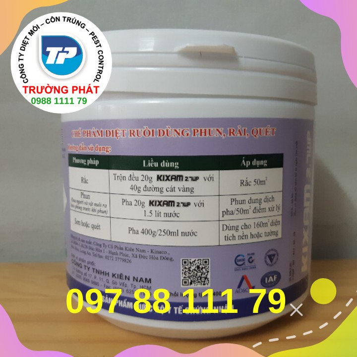 Thuốc diệt ruồi Kixam 2.7WP Thuốc diệt ruồi Kixam 2.7WP