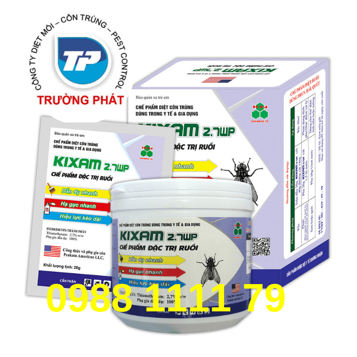 Thuốc diệt ruồi Kixam 2.7WP Thuốc diệt ruồi Kixam 2.7WP