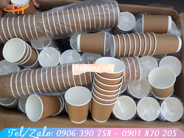 Ly giấy kraff đựng cà phê