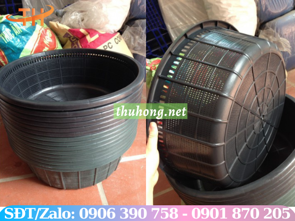 Rổ nhựa tròn 46 cm nuôi ngao