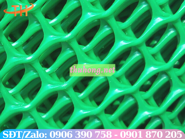 Lưới nhựa mắt cáo màu xanh