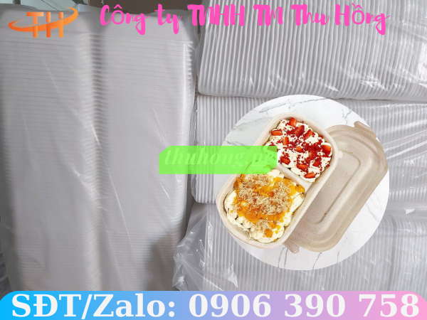 Cung cấp hộp cơm bã mía 1 ngăn, 2 ngăn, 3 ngăn