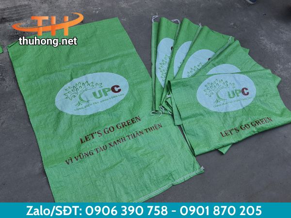 Bao tải lúa gạo in logo thương hiệu Bao tải lúa gạo in logo thương hiệu