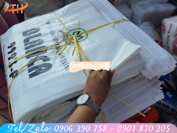 Bao tải in logo đựng thức ăn chăn nuôi