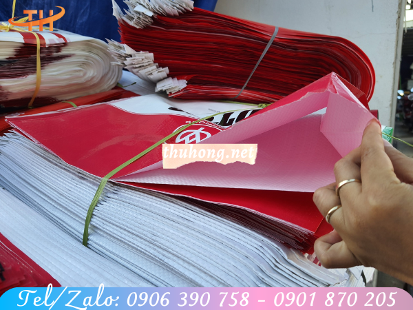 Bao tải in logo dày và bền chắc