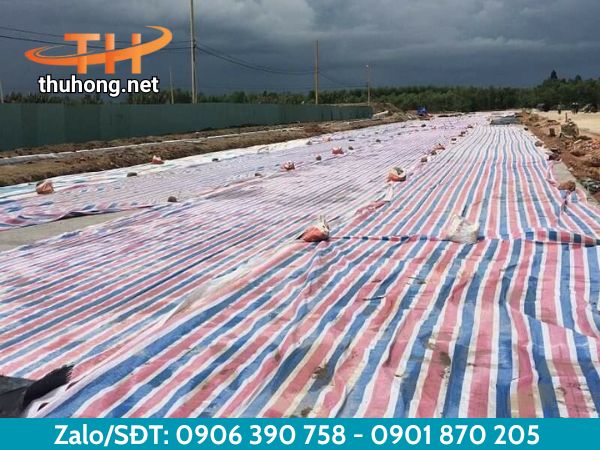 Bạt sọc ba màu phơi nông sản phơi thóc lúa Bạt sọc ba màu phơi nông sản phơi thóc lúa