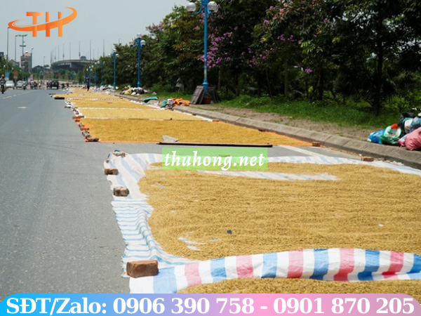 Bạt nhựa sọc 3 màu công trình