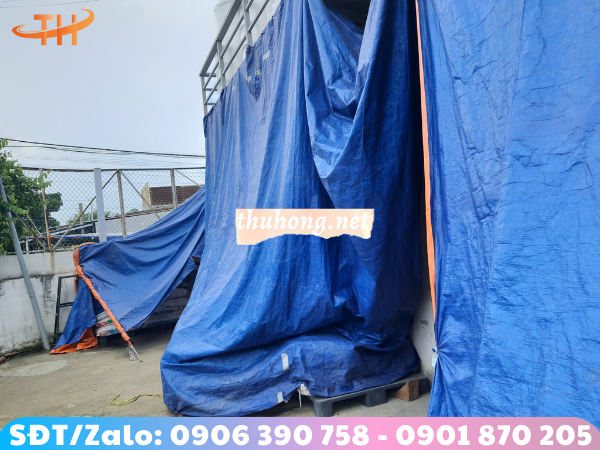 ứng dụng che nắng mưa của bạt nhựa