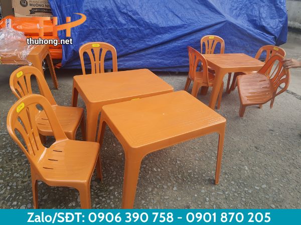 Bộ bàn ghế nhựa chất lượng cho quán ăn Bộ bàn ghế nhựa chất lượng cho quán ăn
