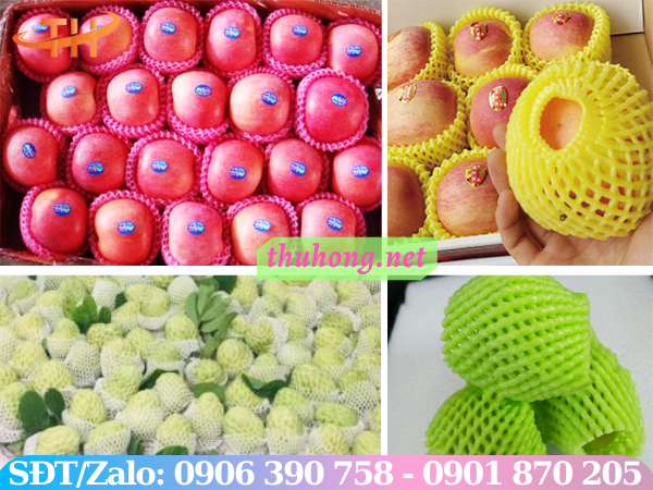 Bọc mút xốp giúp trái cây tránh bị va đập trầy xước