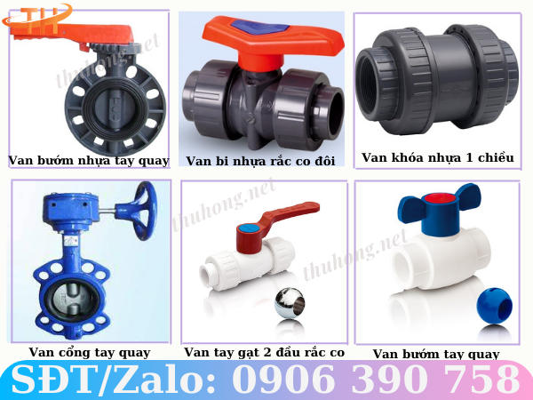 Các loại van ống nước phổ biến