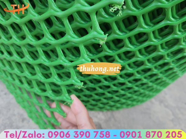 Lưới nhựa xanh mắt cáo
