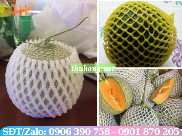 Lưới xốp bọc dưa lưới