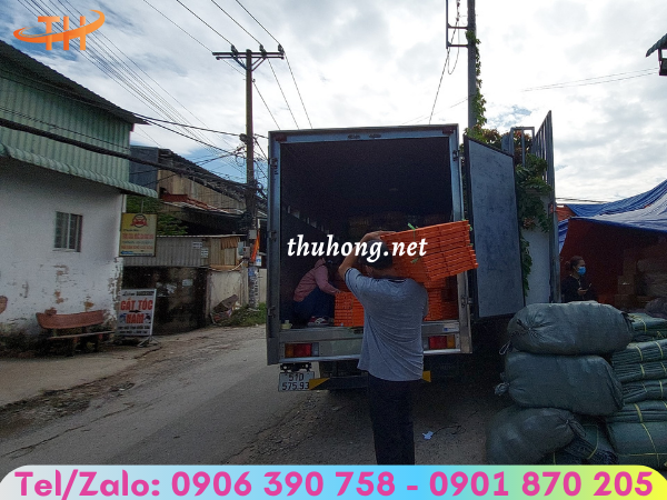 giao hàng sàn nhựa