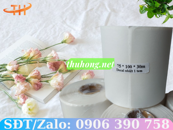 Giấy decal tem nhiệt in tem nhãn