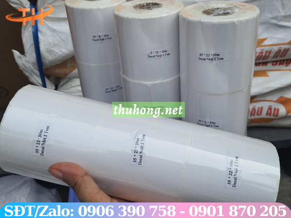 decal nhiệt 2 tem
