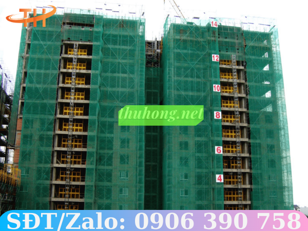 Ứng dụng lưới che tại công trình