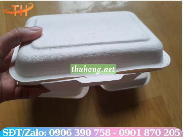 hộp cơm bã mía