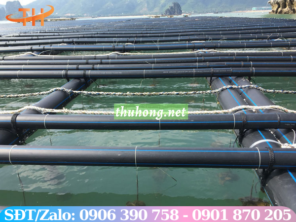 Ống nhựa HDPE trơn làm lồng bè nuôi hải sản