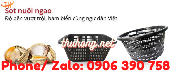 rổ nhựa nuôi ngao, tu hài, thủy hải sản