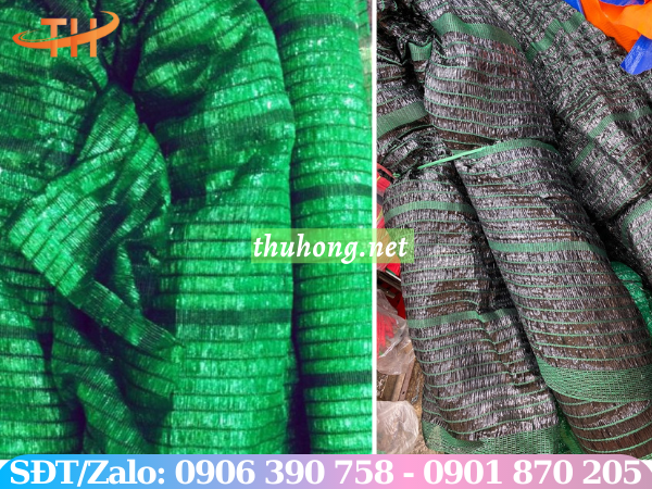 Lưới che nắng có màu xanh và đen