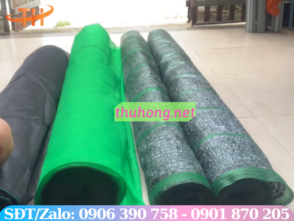 Lưới che nắng thường có màu đặc trưng và xanh đen