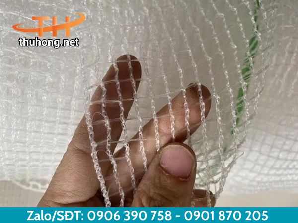 Lưới cước nhựa màu trắng mắt lưới nhỏ Lưới cước nhựa màu trắng mắt lưới nhỏ