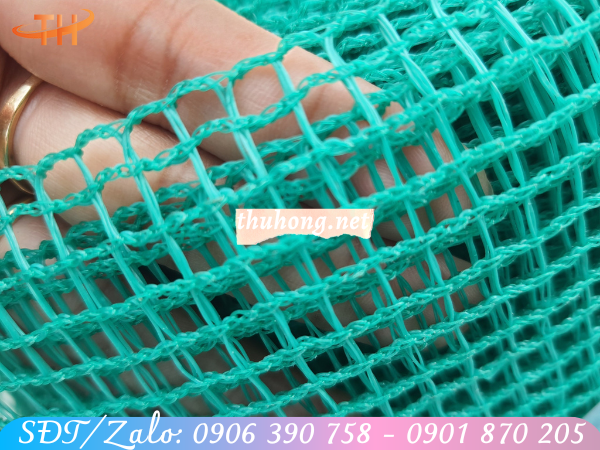 lưới cọ xanh ô lưới vuông 4 li