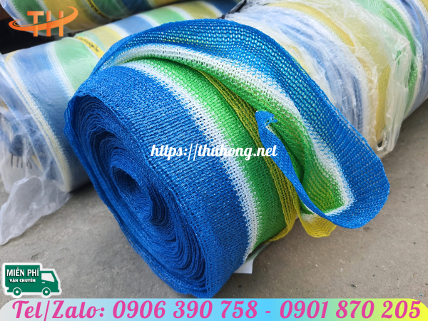 Lưới sọc che nắng nhiều màu Lưới sọc che nắng nhiều màu