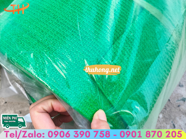 Lưới che nắng dệt kim màu xanh lá